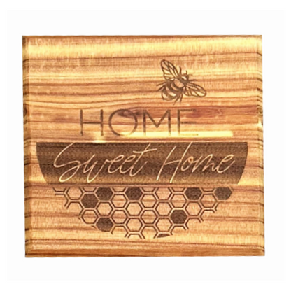 Cedar Bumblebee Coaster Set of 4 Image 5