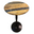 Black Marble Bistro Table with 360 swivel Feature